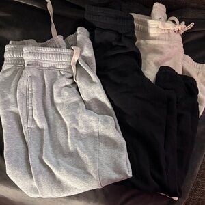 Aerie Black and Gray Joggers